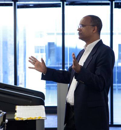 A Chicago-Kent faculty member teaching